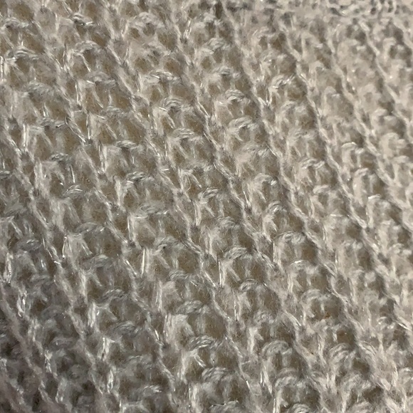 No Boundaries gray and silver metallic thread cropped pullover sweater Size M - Picture 6 of 16